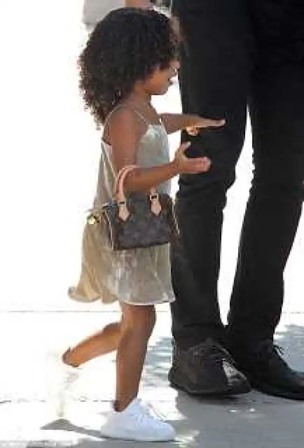 North West steps out in $1000 Louis Vuitton bag in New York